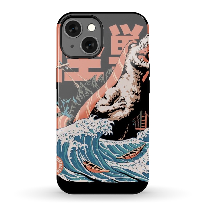 iPhone 13 StrongFit Dino Sushi by Ilustrata