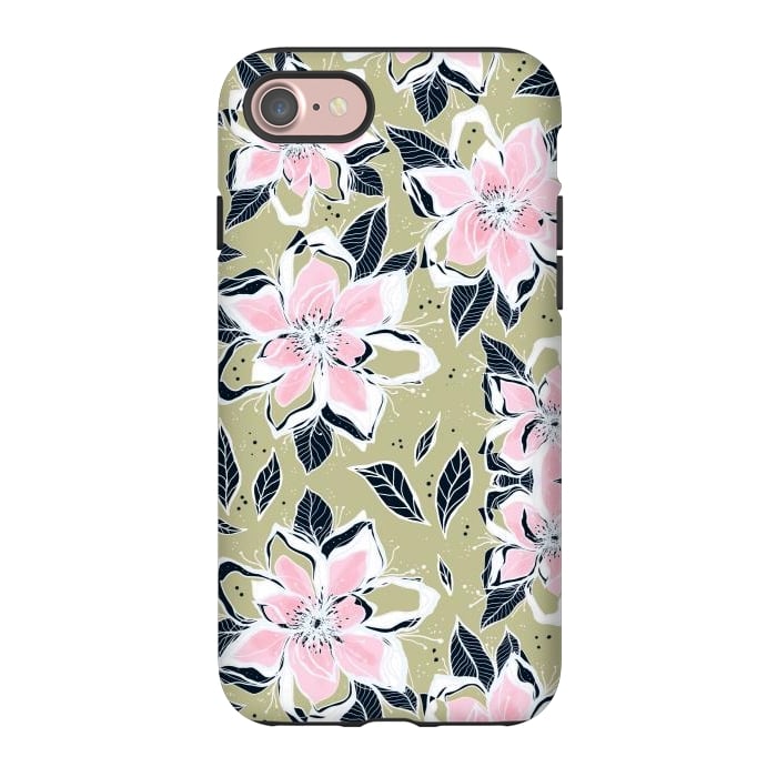 iPhone 7 StrongFit Flowers always  by Rose Halsey