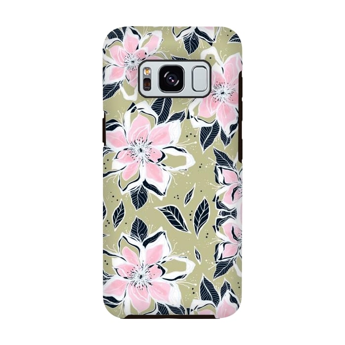 Galaxy S8 StrongFit Flowers always  by Rose Halsey
