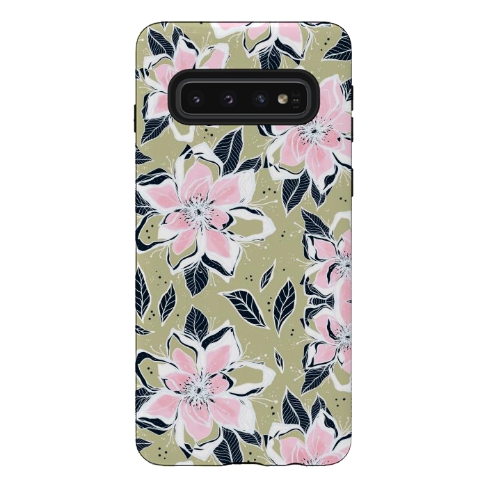 Galaxy S10 StrongFit Flowers always  by Rose Halsey