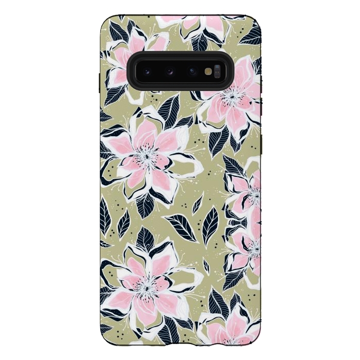 Galaxy S10 plus StrongFit Flowers always  by Rose Halsey
