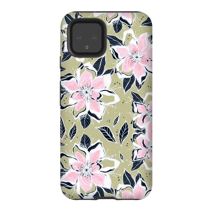 Pixel 4 StrongFit Flowers always  by Rose Halsey