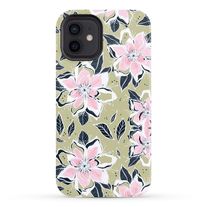 iPhone 12 StrongFit Flowers always  by Rose Halsey