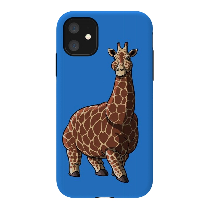 iPhone 11 StrongFit Fat giraffe by Alberto