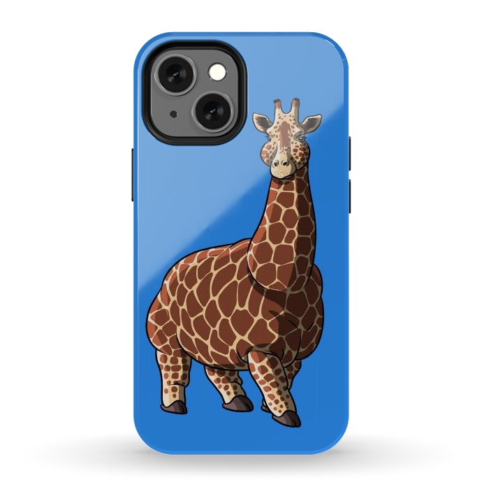 iPhone 13 mini StrongFit Fat giraffe by Alberto