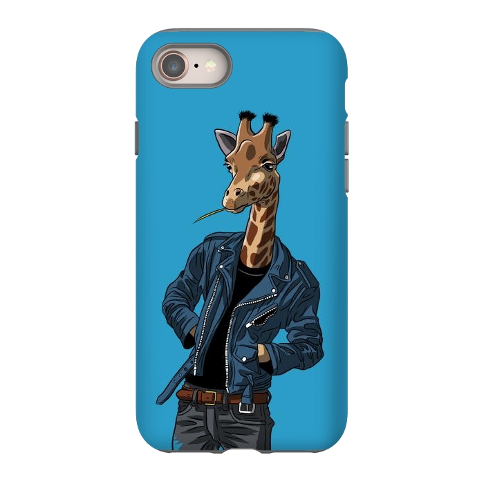 iPhone SE StrongFit Rock giraffe by Alberto