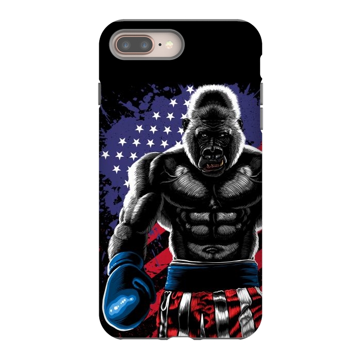 iPhone 8 plus StrongFit Gorilla boxing by Alberto