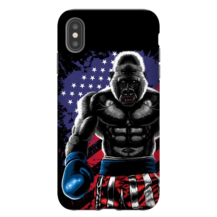 iPhone Xs Max StrongFit Gorilla boxing by Alberto
