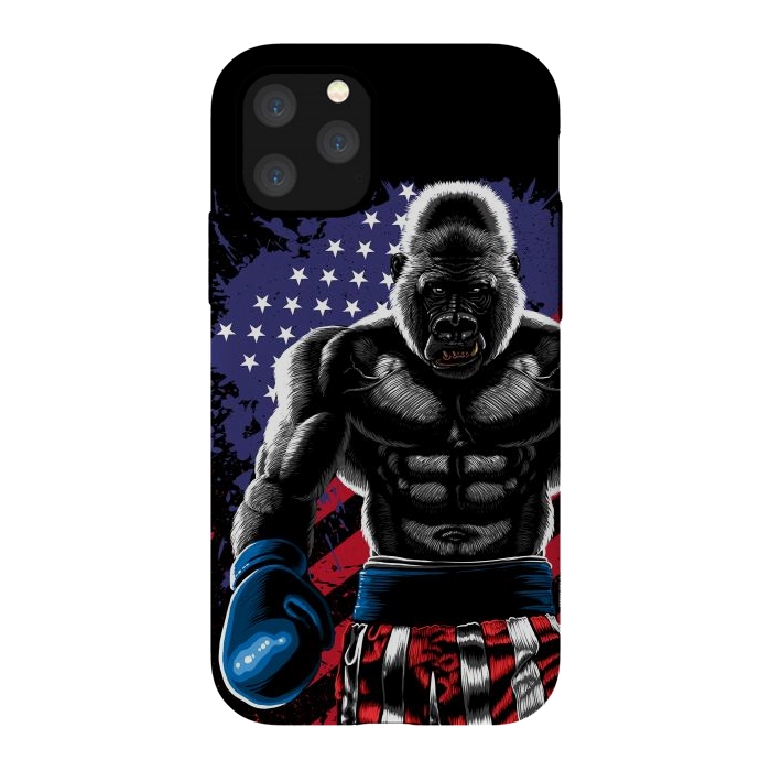 iPhone 11 Pro StrongFit Gorilla boxing by Alberto