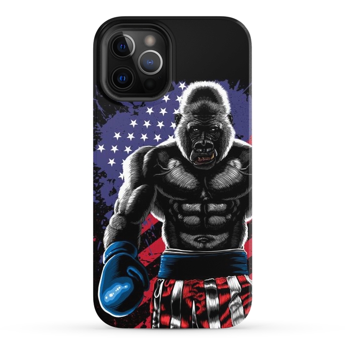 iPhone 12 Pro StrongFit Gorilla boxing by Alberto