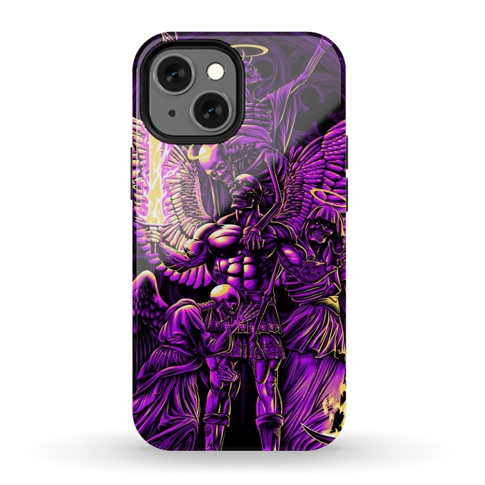 iPhone 12 mini StrongFit Magic skull warrior by Alberto