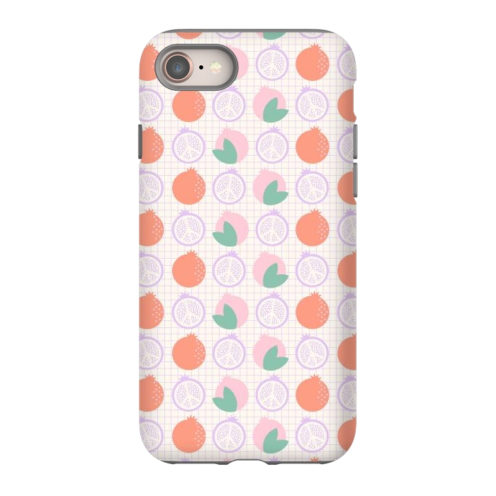 iPhone SE StrongFit Pastels Peaceful Pomegranate by ArtPrInk