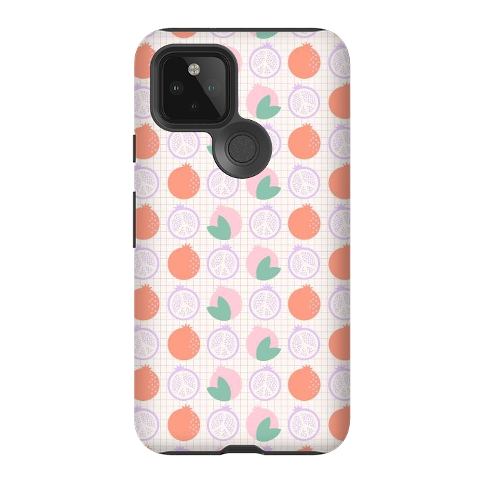 Pixel 5 StrongFit Pastels Peaceful Pomegranate by ArtPrInk