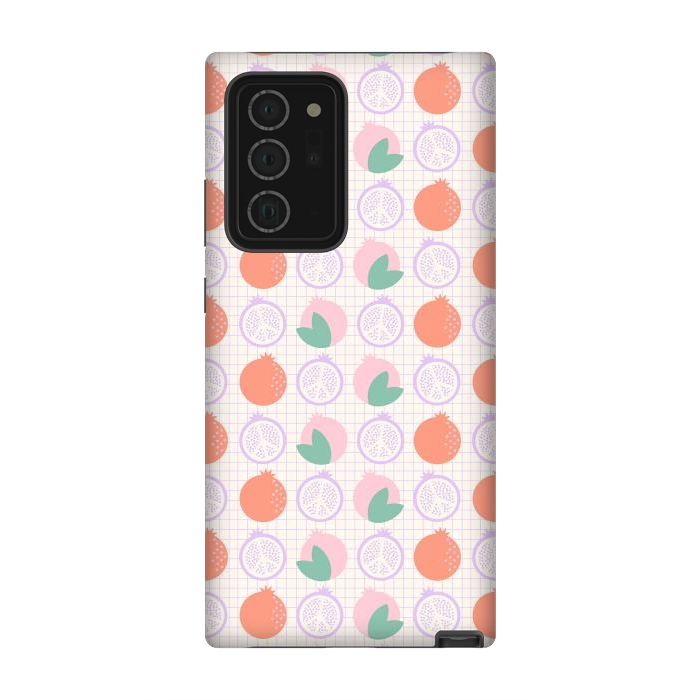 Galaxy Note 20 Ultra StrongFit Pastels Peaceful Pomegranate by ArtPrInk