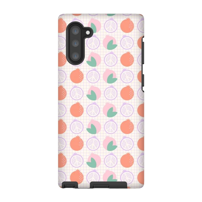Galaxy Note 10 StrongFit Pastels Peaceful Pomegranate by ArtPrInk