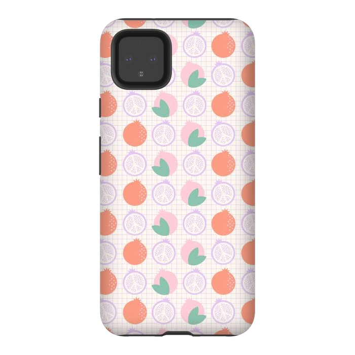 Pixel 4XL StrongFit Pastels Peaceful Pomegranate by ArtPrInk