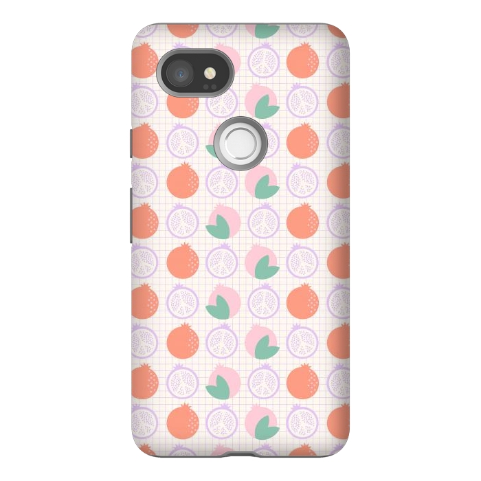 Pixel 2XL StrongFit Pastels Peaceful Pomegranate by ArtPrInk