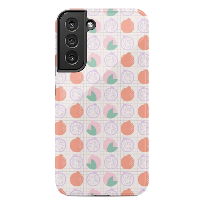 Galaxy S22 plus StrongFit Pastels Peaceful Pomegranate by ArtPrInk