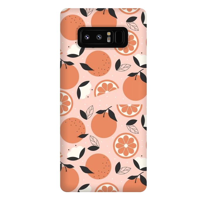 Galaxy Note 8 StrongFit Oranges by ArtPrInk