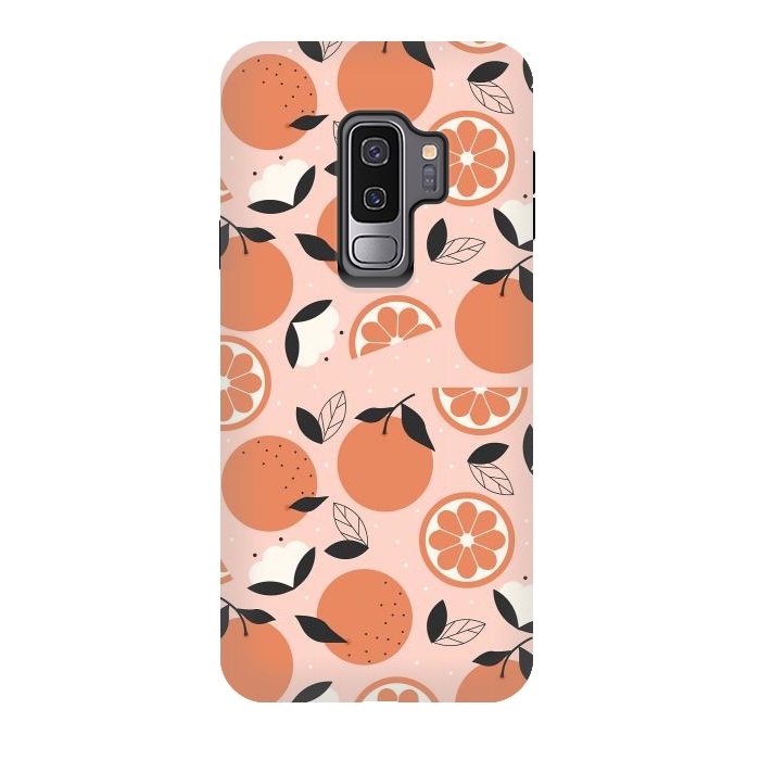 Galaxy S9 plus StrongFit Oranges by ArtPrInk