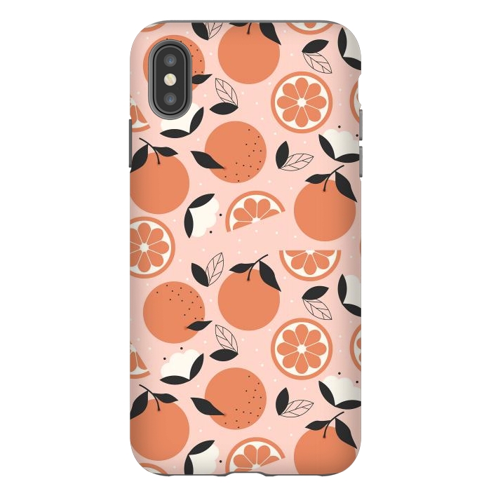 iPhone Xs Max StrongFit Oranges by ArtPrInk