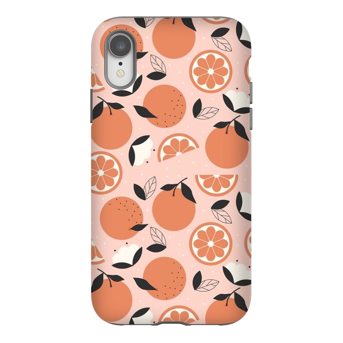 iPhone Xr StrongFit Oranges by ArtPrInk