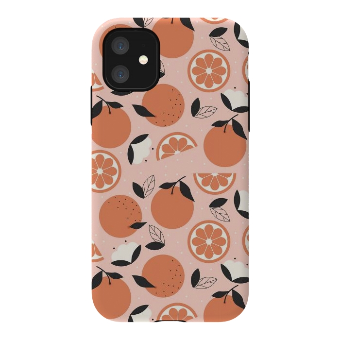 iPhone 11 StrongFit Oranges by ArtPrInk