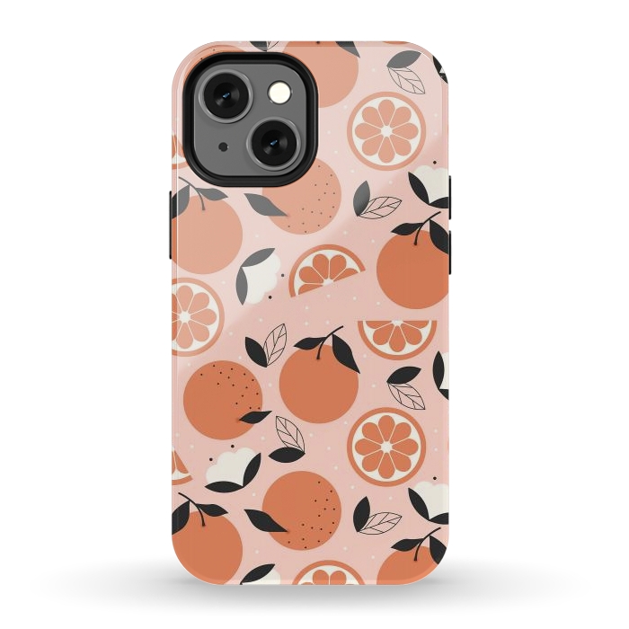 iPhone 12 mini StrongFit Oranges by ArtPrInk