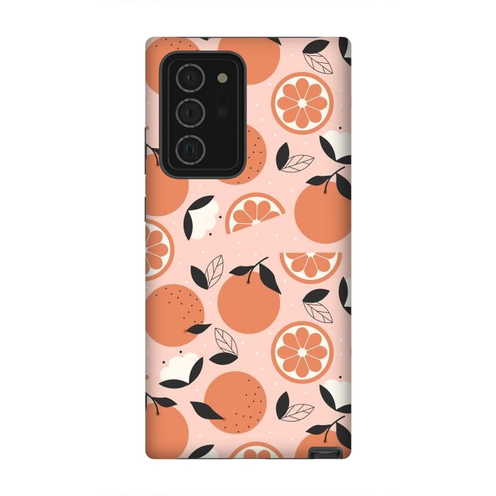 Galaxy Note 20 Ultra StrongFit Oranges by ArtPrInk