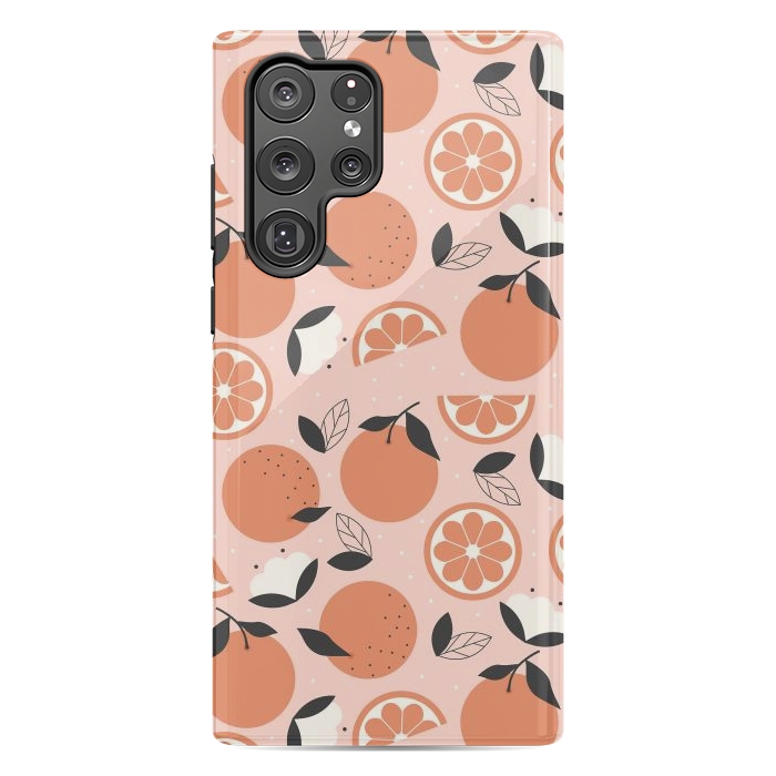 Galaxy S22 Ultra StrongFit Oranges by ArtPrInk