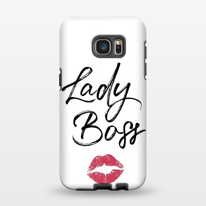 Galaxy S7 EDGE StrongFit Lady Boss Kiss by Martina