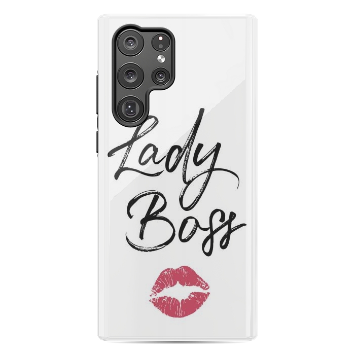 Galaxy S22 Ultra StrongFit Lady Boss Kiss by Martina