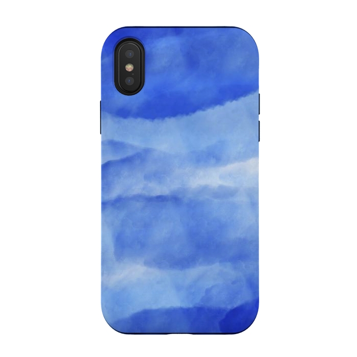 iPhone Xs / X StrongFit Blue Skyes by Martina