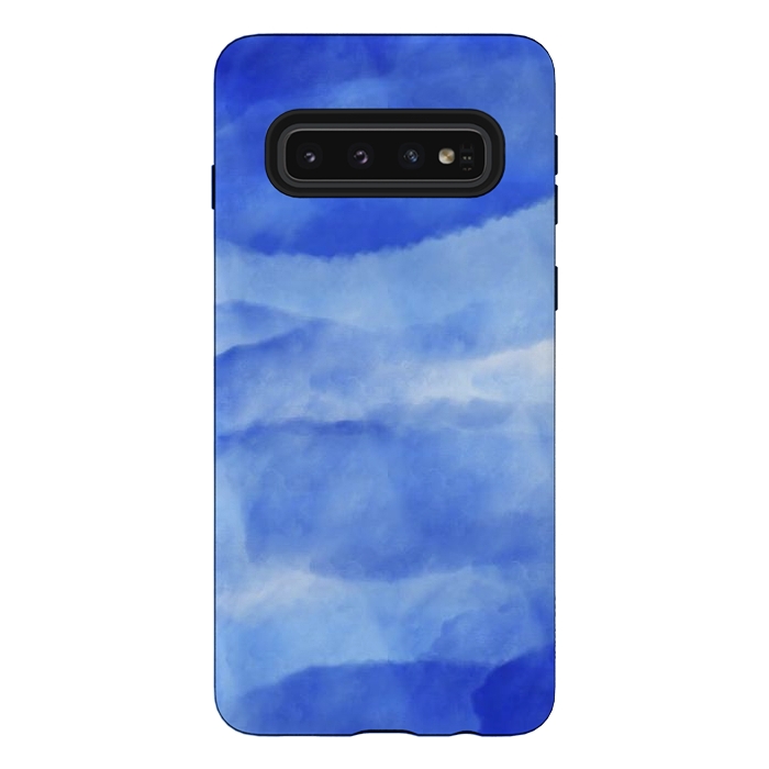 Galaxy S10 StrongFit Blue Skyes by Martina