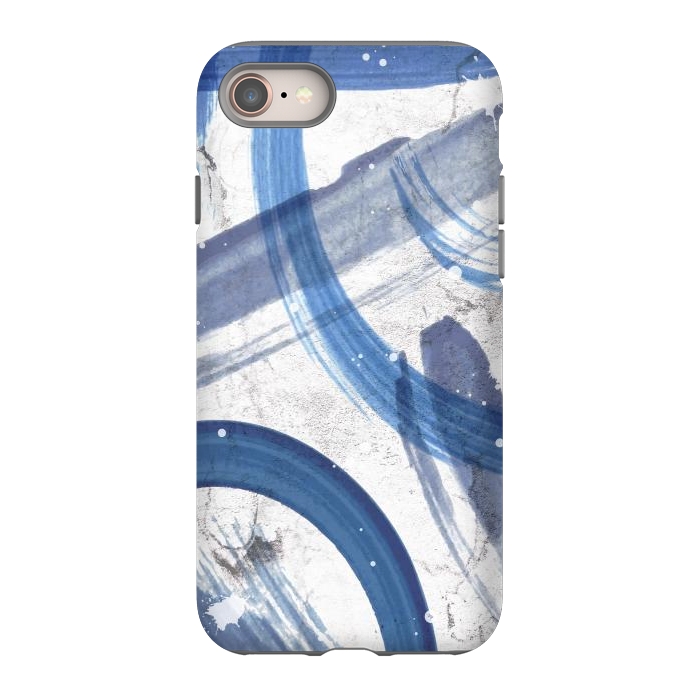 iPhone 8 StrongFit Blue Street Life by Martina