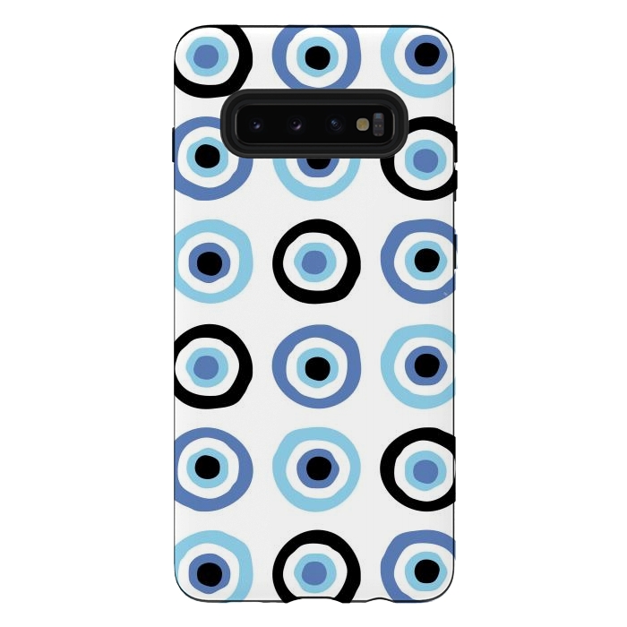 Galaxy S10 plus StrongFit Devil's Eyes by Martina