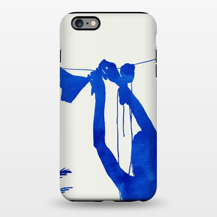 iPhone 6/6s plus StrongFit Blue Nude Vacay Matisse by Uma Prabhakar Gokhale