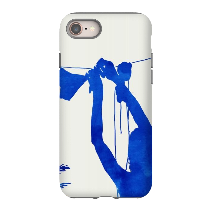 iPhone SE StrongFit Blue Nude Vacay Matisse by Uma Prabhakar Gokhale