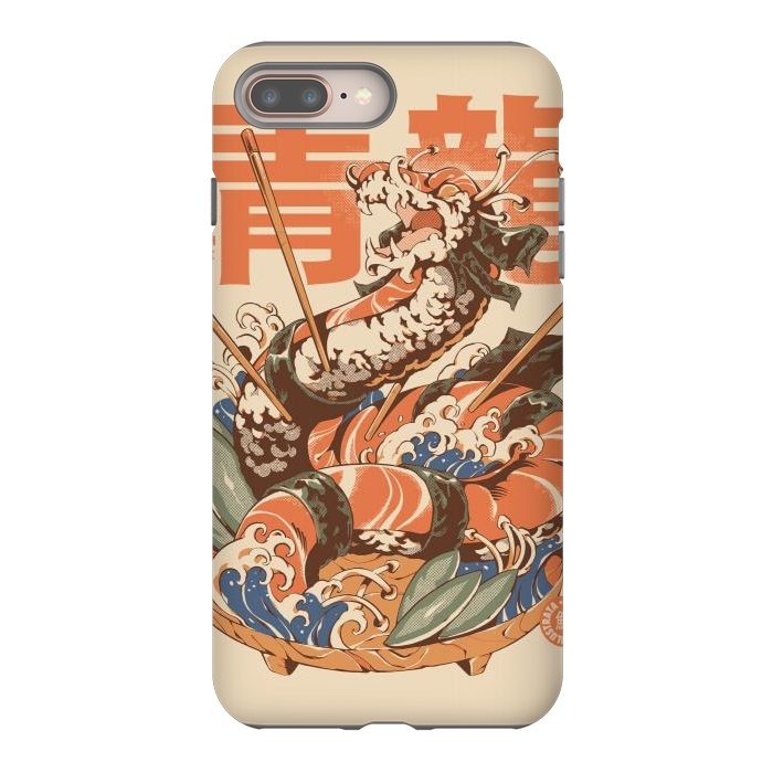 iPhone 7 plus StrongFit Dragon Sushi by Ilustrata