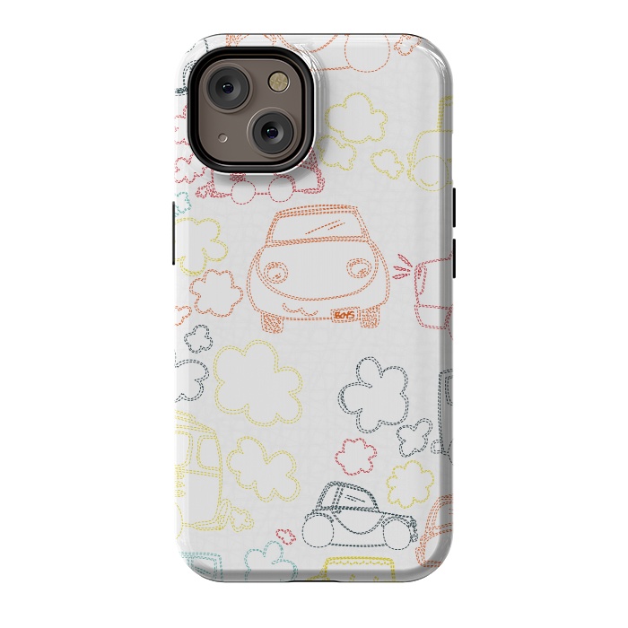 iPhone 14 StrongFit Stitched Cars by MaJoBV