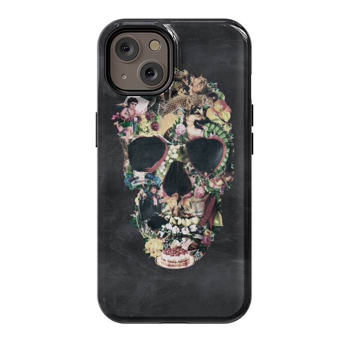 iPhone 14 StrongFit Vintage Skull by Ali Gulec