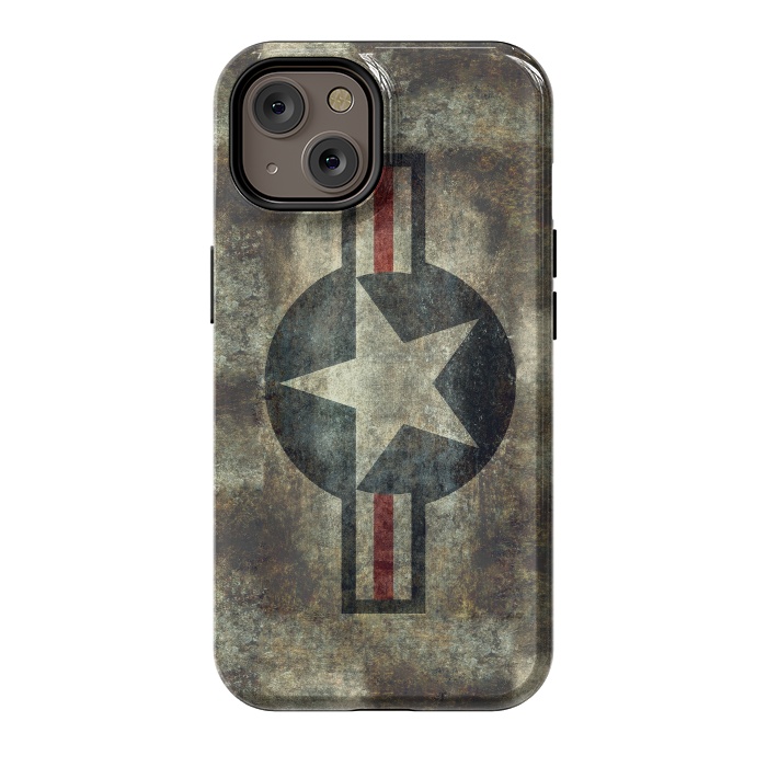 iPhone 14 StrongFit Airforce Roundel Retro by Bruce Stanfield