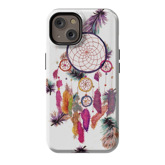 iPhone 14 StrongFit Dreamcatcher and Feather Pattern by Girly Trend