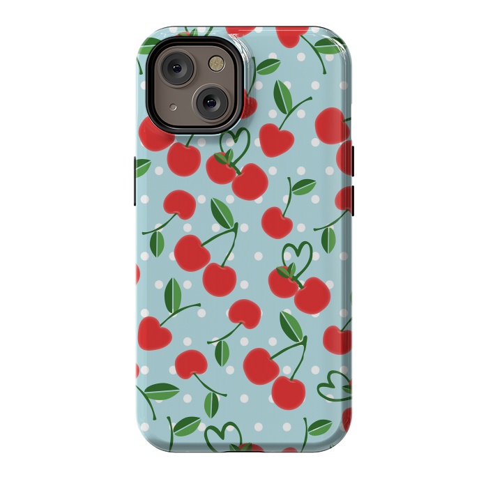 iPhone 14 StrongFit Cherries by Leska Hamaty