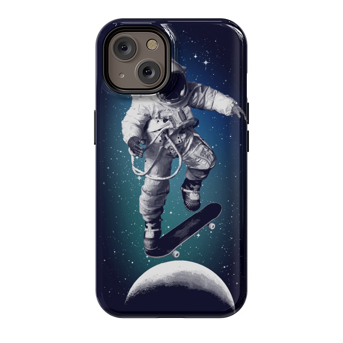 iPhone 14 StrongFit Skateboarding astronaut by Mitxel Gonzalez