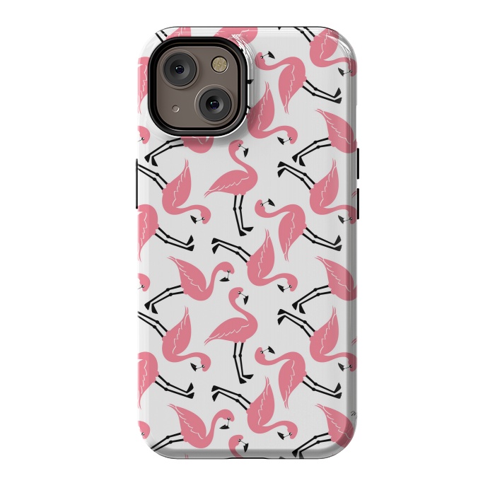 iPhone 14 StrongFit Flamingos by Martina