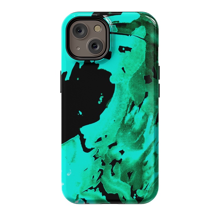 iPhone 14 StrongFit Aqua Wave by ANoelleJay