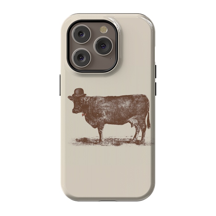 iPhone 14 Pro StrongFit Cow Cow Nut by Florent Bodart