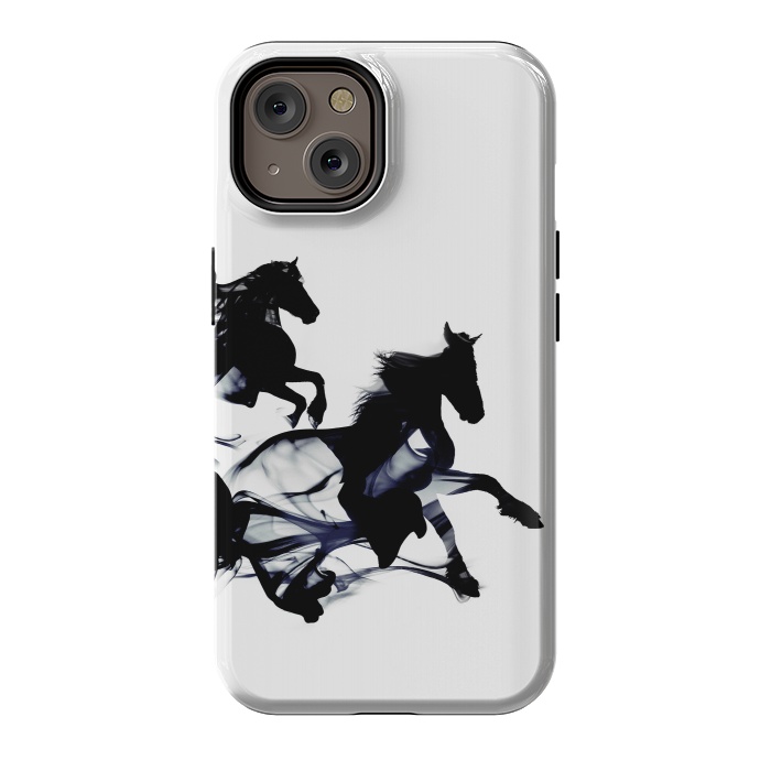 iPhone 14 StrongFit Black Horses by Róbert Farkas