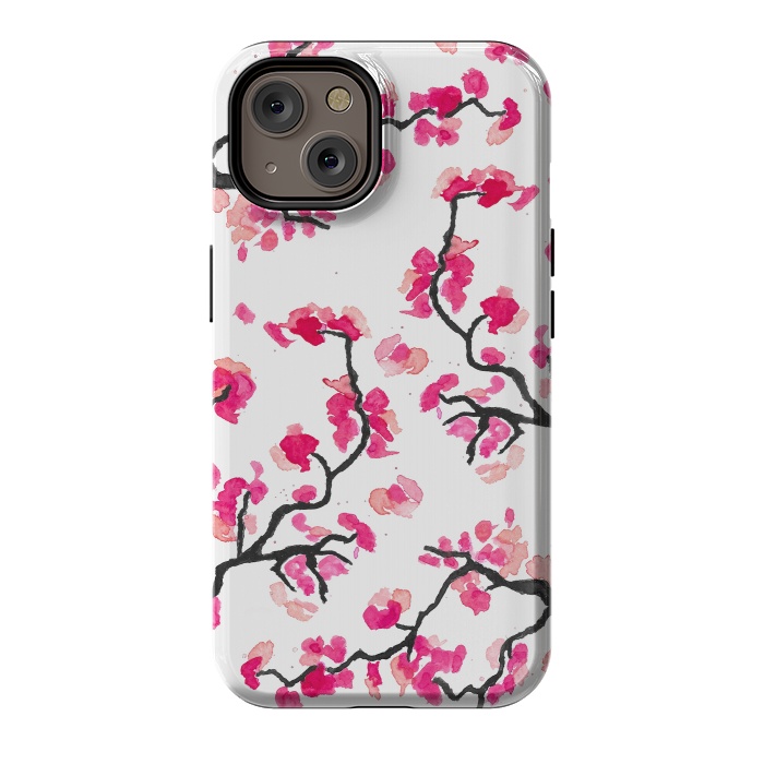 iPhone 14 StrongFit Japanese Cherry Blossoms by Amaya Brydon